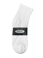6 Pairs of Socks Plus 10-13 Non-Binding Diabetes Diabetic and Circulatory Ankle Socks (White)