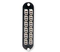 CCH-CP24-A8 - Corning CCH Panel, LC adapters, Duplex, 24 F, 62.5 µm Multimode (OM1)