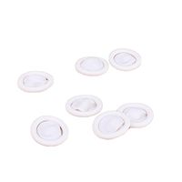 Supvox Disposable Latex Finger Cots Nail Art Fingertips Protector (White)