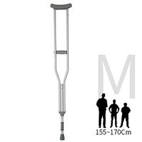 ZBYL Single Underarm Crutches Disabled Walker Medical Rehabilitation Tool Height Adjustable,M
