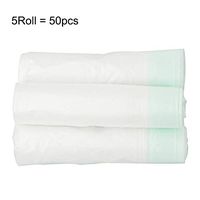 XINdream Children's Toilet Seat Cleaning Bag, 50 Pcs PE Baby Disposable Potty Stool Chair Liners Poop Drawstring Pocket Rubbish Uncontaminated Pure Travel For Kids Toddlers