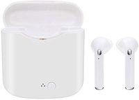ShunxinBao Wireless Earbuds, True Wireless Earphone HD Stereo, Hands-Free Calling Earphones with Charging Case for Most Smartphones-(White BD04