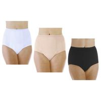 6-Pack Women's Assorted Maximum Absorbency Reusable Bladder Control Panties Small (Fits Hip: 35-37")