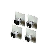 Mop Holder 4 pcs Self Adhesive Mop, eiaagi Grip Holders Wall Mounted Hanger New