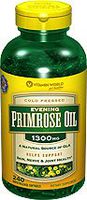 Vitamin World Evening Primrose Oil 1300 mg, 240 Rapid Release Softgels