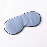 Tim&Tina Silk Sleep Mask Comfortable Blindfold Eye mask Adjustable (Light Blue)