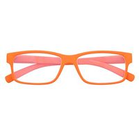 Reading Glasses for Men and Women. Blue Light Blocking Computer Readers. Rubber Touch Flexible Temple and Anti Glare Glasses. Carrot 0.0 - THYSSEN