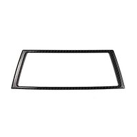 Raitron Carbon Fiber Navigation Control Panel Frame Sticker Interior Navigation Control Panel Decorative Cover Trim for BMW E70 E71 X5 X6 2008-2013#2