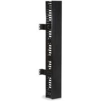 Black Box Rackmount Cable Raceway, 34"H x 4"W x 4"D, Single-Sided, Vertical