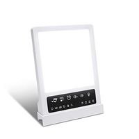 2 in 1 Sun Lamp and Sleep Sound Machine - 3 Adjustable Brightness Levels, 6 Natural Sounds, Timer Function, Touch Control, Memory Function, for Home/Office/Travel Use