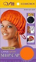 Satin Sleep Cap w/Drawstring - Assorted Colors