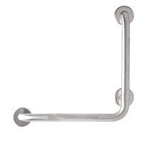 CSI Bathware BAR-VL12-TW-125-PN Vertical Angle Grab Bar, Satin Peened
