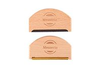 Messerio Cashmere & Wool Fuzz Remover Brushes | Portable Wooden Lint Remover Shaver Brushes Makes Sweaters, Clothes & Blankets Look Like New Again | (2) Pill Remover Brushes Included