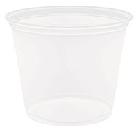 Dart 550PC 5.5 oz Clear PP Portion Container (Case of 2500)