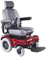 Heavy Duty Rear-Wheel Drive Power Chair, Burgundy