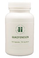 Guaifenesin Capsules 750mg (100 Capsules) - Pure Guaifenesin No Fillers No Binders