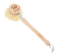 Redecker Tampico Fiber Dish Brush with Untreated Beechwood Handle, 9-Inches