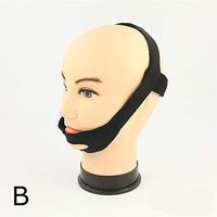 Leaysoo 2 Pcs Anti Snoring Chin Strap Effective Stop Snoring Solution and Anti Snoring Devices(one Size),B