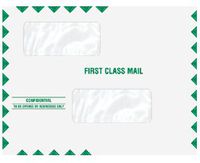 EGP Double Window Tax Return Mailing Envelope, Moisture Seal, Quantity 100, Size 9.5 x 11.5