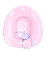 Toilet Seat Sitz Baths Toilet Bowl Tub Pregnant Woman Maternity Puerpera Hemorrhoid Episiotomy Patient Bidets Bath Basin Flusher Pink