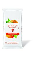Simply Summer's Eve Cleansing Cloth, Mandarin Blossom, 24 Count
