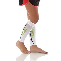 Mojo Compression Men's A607WH3 Calf Sleeve, White, L