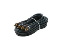 Black Point Products BA-135 Gold 2-RCA Python Cable, 12-Foot