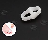 2Pcs Toe Separators Stretchers Straighteners Alignment Bunion Gel Relief 2 Holes