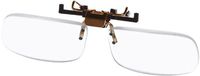 Small Clear Clip-on Flip-up Magnifying Reading Glasses +3.00 Diopter