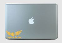 Golden Snitch I Open at The Close Vinyl Decal Sticker White