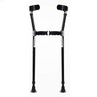 Luckya Rehabilitation Elbow Disabled People with Anti-Skid Walking Sticks Underarm Crutches Lightweight Aluminum Alloy Non-Slip Walking Stick with Hospital