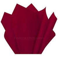 Flexicore Packaging Maroon Red Gift Wrap Tissue Paper Size: 15 Inch X 20 Inch | Count: 100 Sheets | Color: Maroon