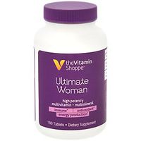 Ultimate Woman Multivitamin, High Potency Multi with Green Tea Extract – Energy Antioxidant Blend, Daily MultiMineral Supplement for Optimal Women’s Health (180 Tablets) by The Vitamin Shoppe