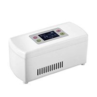 YZJJ Smart Insulin Cooler Box, Portable Insulin Cooler, Mini Cold Boxes Portable Drug Reefer Car Small Refrigerator, for Travel/Car/Drug Storage