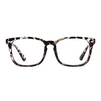 TIJN Vintage Square Progressive Multifocus Reading Glasses Anti Blue Light for Women Men Nerd Eyeglasses Readers