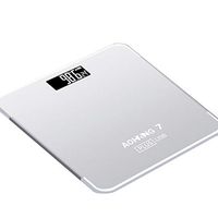 WZCXYX Human Scale, Electronic Digital Scale / 190KG, High Precision/USB Charging Silver