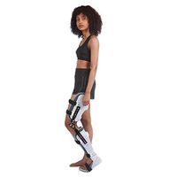 ZHMEZH Knee Brace Foot Orthosis, Support Orthosis for The Lower Limb, Fixed Hip and Knee Brace for Fascia, Brace Walking Knee (Size : Right Foot)
