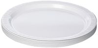 Amscan Frosty White Round Paper Plates, 20 Ct. | Party Tableware