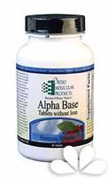 Ortho Molecular Alpha Base Tablets w/o Iron