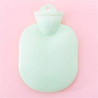 XIANGEN Warm Water Bottle Cute Hot Water Bottle Portable Hand Warmer Water Storage Bag Tool Solid Color Silicone Explosion-Proof Hot Water Bottle 2014Cm