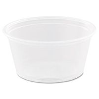 DART 200PC Conex Complements Portion/Medicine Cups, 2oz, Clear, 125/Bag, 20 Bags/Carton