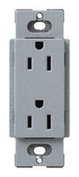 Lutron SCR-15-BG Satin Colors 15A Electrical Socket Duplex Receptacle, Bluestone