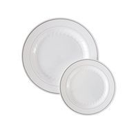 Masterpiece "I can't believe it's plastic" 40 Plates (Includes 20 - 7.5" Plates and 20 - 10.25" Plates)