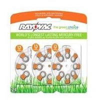24-Pack Sz 13 Zero Mercury Hearing Aid Batteries