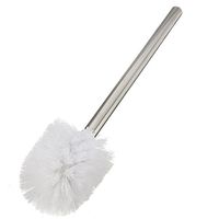 C-Pioneer Stainless Steel WC Bathroom Cleaning Toilet Brush Replacement Head Holder Chrome
