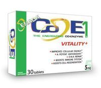 Co - E1, Enada NADH, Vitality+ with Chlorophyll, 5 mg, 30 Tablets (30)