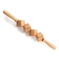 Tuuli Accessories Anti Cellulite Massage Roller Dice Roller Tool Massager Maderotherapy Wooden 15.7 inches