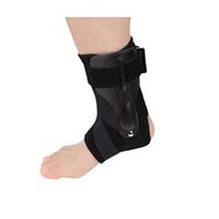 Ankle Support,Ankle Sleeve, Breathable Compression for Sprains, Strains, Arthritis, Sore Joints, Weak Ankles, Wear During Sports, Exercise, Men and Women (Size : Large)