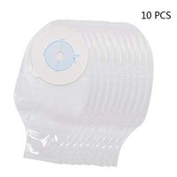 JIN Ostomy Bags 1-Piece Drainable Pouch Standard Wear Flat W/Full-Circle Filter Cut-to-Fit (Pack of 10)