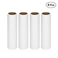 Vosarea 4Pcs Pet Hair Remover Rollers Sticky Lint Roller Sheet Refills 60 Sheets